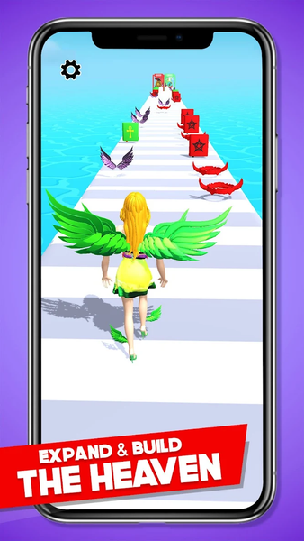 Heaven Life Rush! Paradise Run - Gameplay image of android game