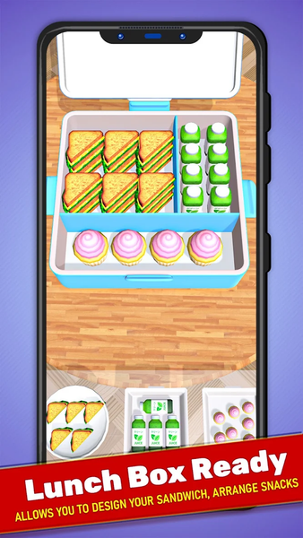 Lunch Box Organizer! Fill Sort - عکس بازی موبایلی اندروید