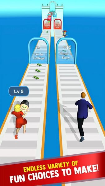 Parents Rush! Baby Career Race - عکس بازی موبایلی اندروید