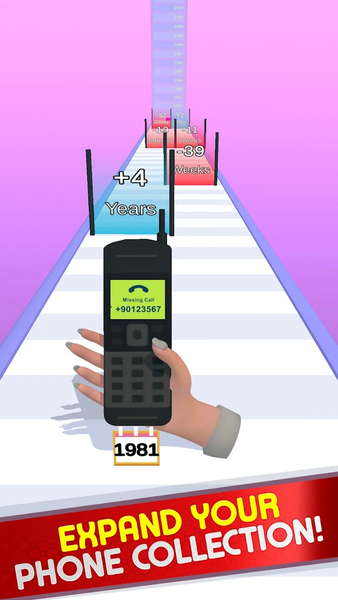 Phone Runner Evolution Race 3D - Gameplay image of android game