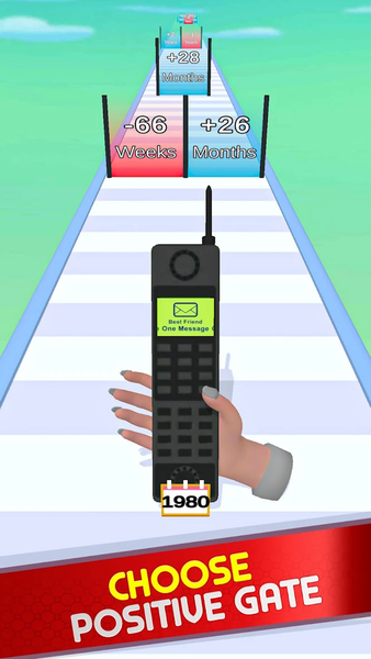 Phone Runner Evolution Race 3D - Gameplay image of android game