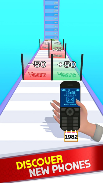 Phone Runner Evolution Race 3D - Gameplay image of android game