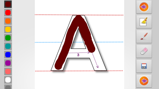 Alphabet & Number for Nursery - Image screenshot of android app