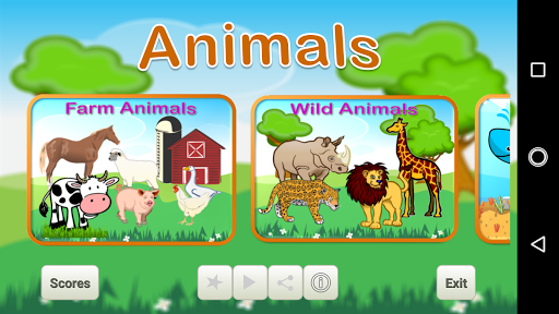 Learn Animals for Kids - عکس برنامه موبایلی اندروید