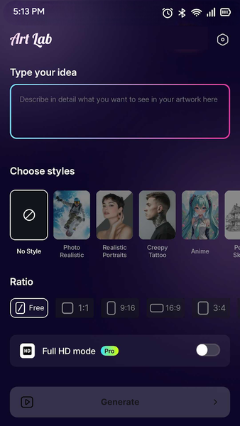 Genix Art: AI Art Generator - عکس برنامه موبایلی اندروید