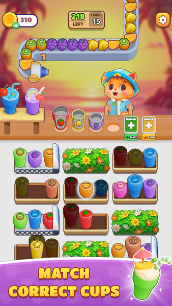 Juicy Cat: Sorting Jam - عکس برنامه موبایلی اندروید