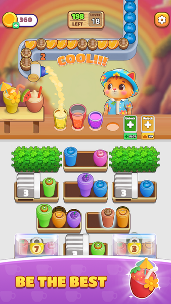 Juicy Cat: Sorting Jam - عکس برنامه موبایلی اندروید
