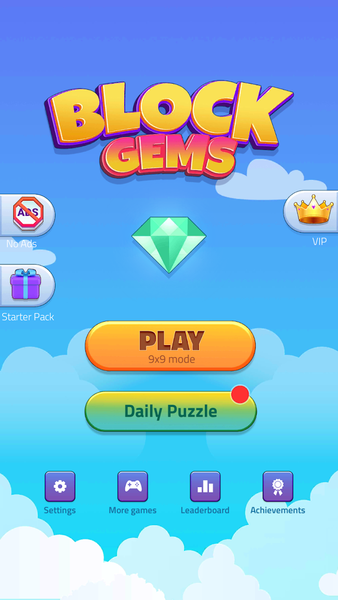 Block Puzzle - Gems Adventure - Gameplay image of android game