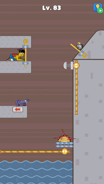 Prison Escape: Pin Puzzle - Gameplay image of android game