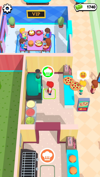 Food Court Idle - عکس بازی موبایلی اندروید