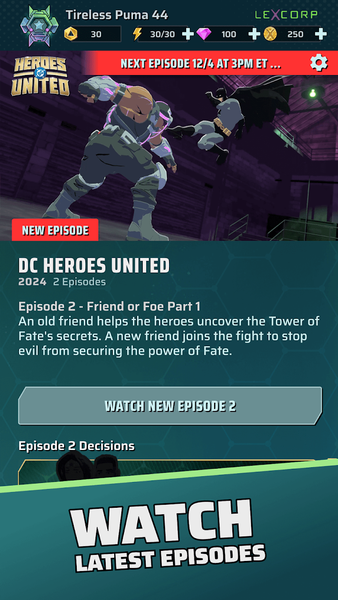 DC Heroes United - Gameplay image of android game