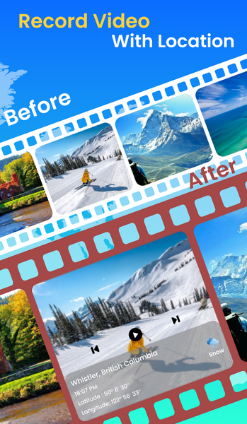 GPS Map Photo: Location Stamp - عکس برنامه موبایلی اندروید