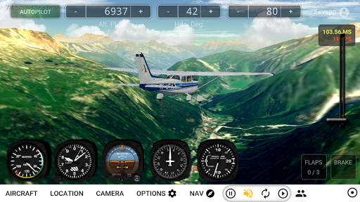 GeoFS Light - Flight Simulator - عکس بازی موبایلی اندروید