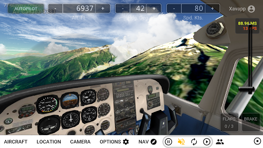 Google Earth flight simulator(GEO-FS) 