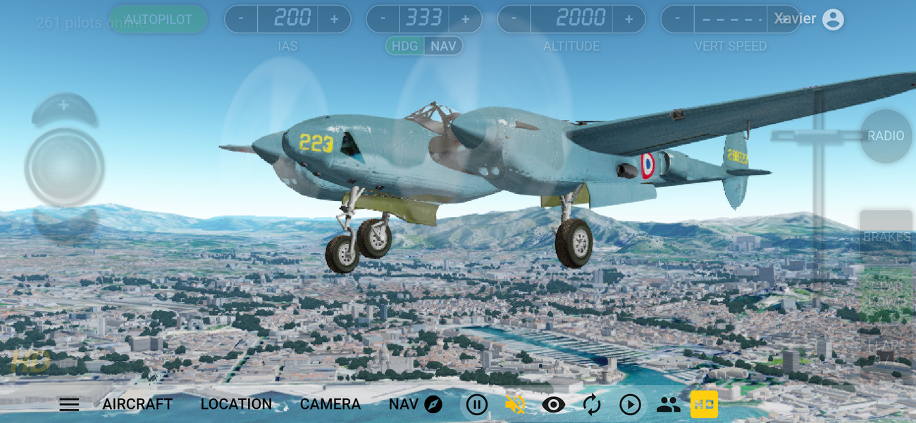 GeoFS - Flight Simulator - Gameplay image of android game