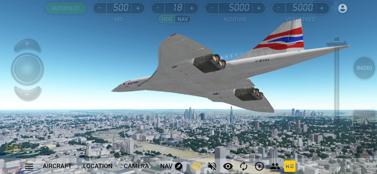 GeoFS - Flight Simulator - عکس بازی موبایلی اندروید