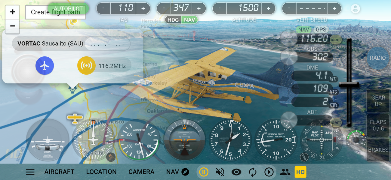 GeoFS - Flight Simulator - عکس بازی موبایلی اندروید