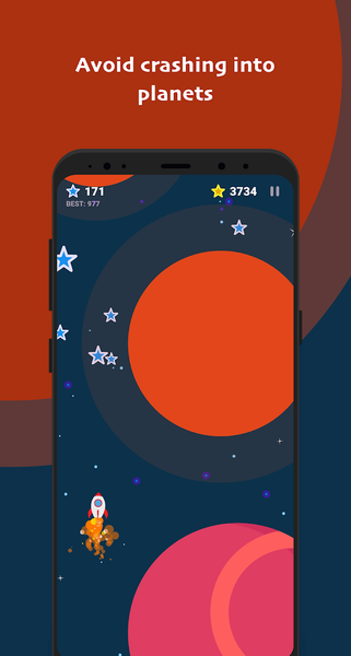 Starship Runner - Gameplay image of android game