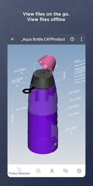 Glovius - 3D CAD File Viewer - Image screenshot of android app