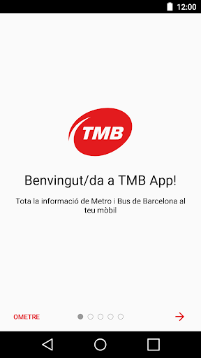 TMB App (Metro Bus Barcelona) - Image screenshot of android app