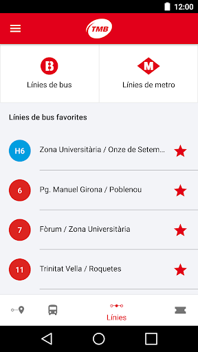 TMB App (Metro Bus Barcelona) - عکس برنامه موبایلی اندروید