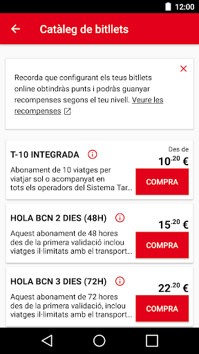 TMB App (Metro Bus Barcelona) - عکس برنامه موبایلی اندروید