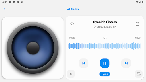 Free Music Player - عکس برنامه موبایلی اندروید