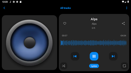 Free Music Player - عکس برنامه موبایلی اندروید