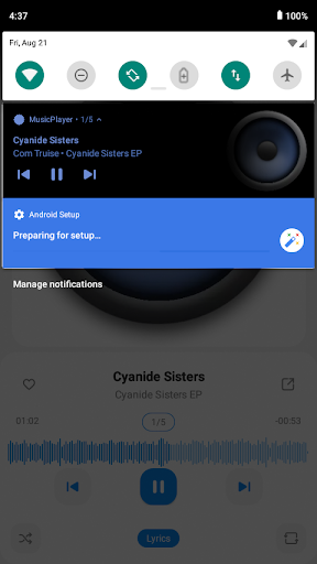 Free Music Player - عکس برنامه موبایلی اندروید