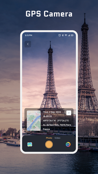 GPS Map Camera: Timestamp - Image screenshot of android app