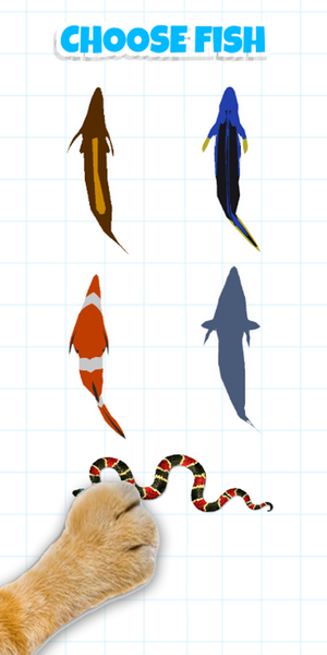 For cat - catch the fish ۳D - عکس بازی موبایلی اندروید