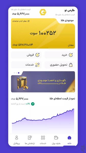 گرمی‌نو - عکس برنامه موبایلی اندروید