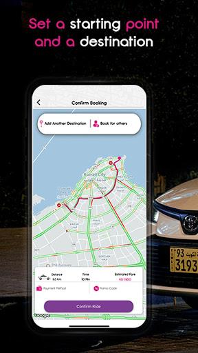 Gereeb - The Taxi Booking App - عکس برنامه موبایلی اندروید