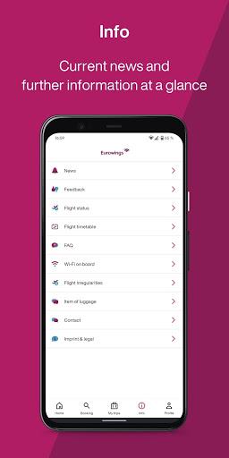 Eurowings - Fly your way - عکس برنامه موبایلی اندروید