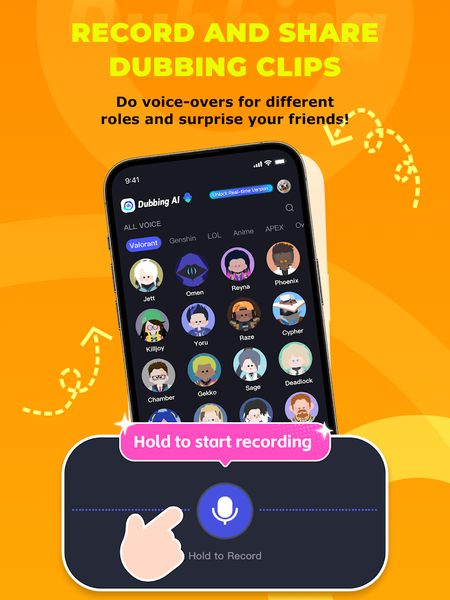 Dubbing AI - AI Voice Changer - عکس برنامه موبایلی اندروید