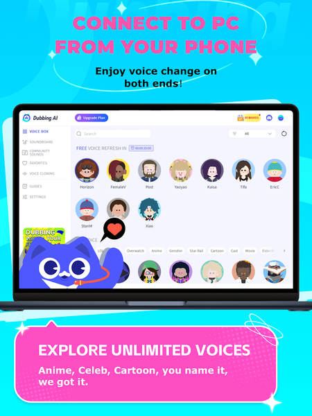 Dubbing AI - AI Voice Changer - عکس برنامه موبایلی اندروید
