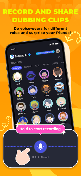 Dubbing AI - AI Voice Changer - عکس برنامه موبایلی اندروید