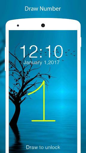 Gesture Lock Screen - Draw Signature & Letter Lock - عکس برنامه موبایلی اندروید