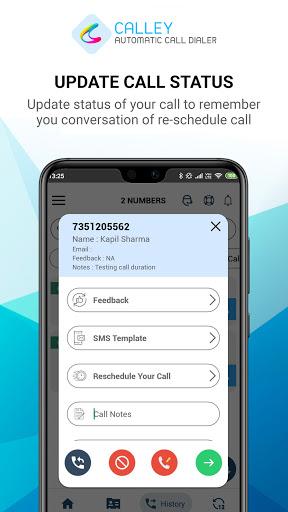 Auto Dialer Software - Calley - عکس برنامه موبایلی اندروید