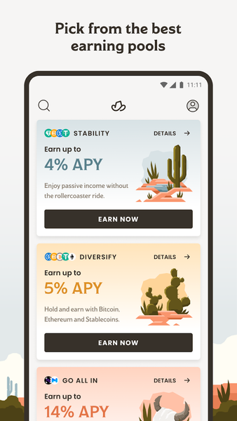 Giddy: Secure Crypto Wallet - عکس برنامه موبایلی اندروید