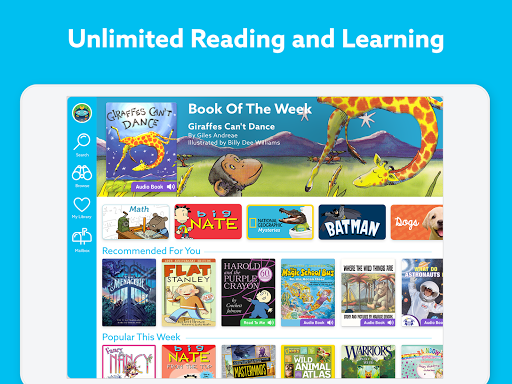 Epic!: Kids' Books, Audio Books, Videos & eBooks - عکس برنامه موبایلی اندروید