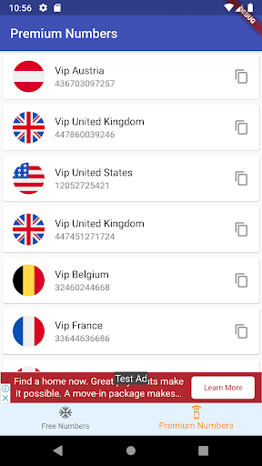 Virtual SIM - Image screenshot of android app