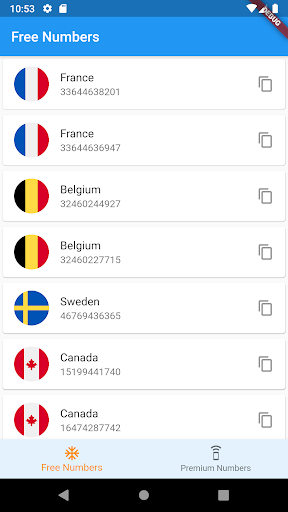 Virtual SIM - Image screenshot of android app