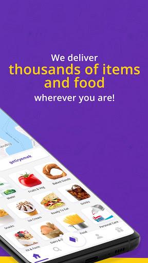 getir: groceries in minutes - Image screenshot of android app