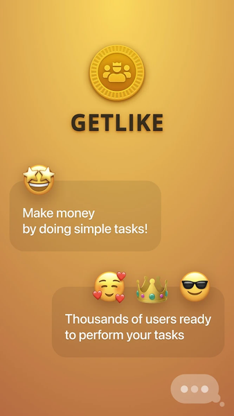 Getlike: Earn and promotion - عکس برنامه موبایلی اندروید