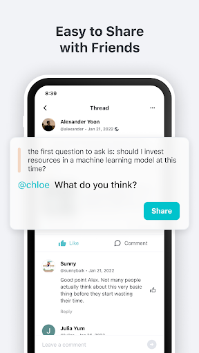Liner: AI Search with Sources - عکس برنامه موبایلی اندروید