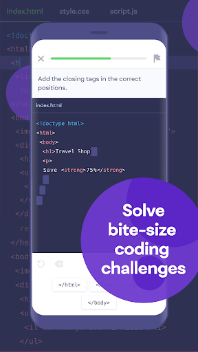 Mimo: Learn to Code - عکس برنامه موبایلی اندروید
