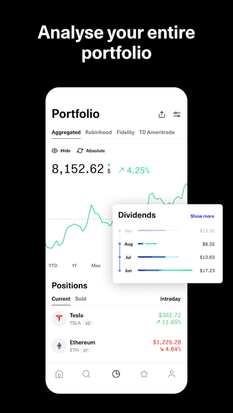 getquin - Portfolio Tracker - عکس برنامه موبایلی اندروید