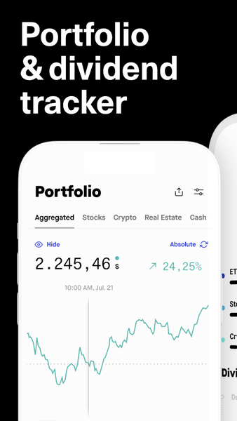 getquin - Portfolio Tracker - عکس برنامه موبایلی اندروید