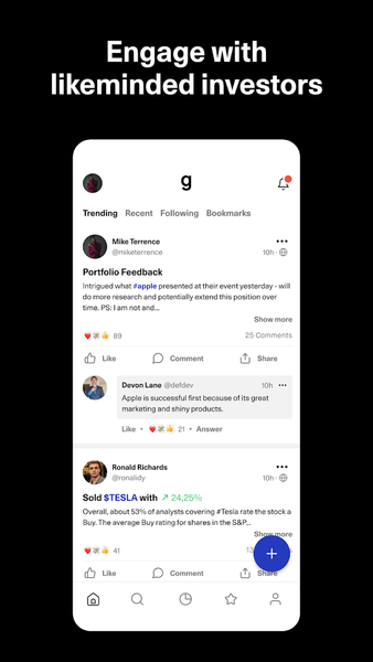 getquin - Portfolio Tracker - عکس برنامه موبایلی اندروید